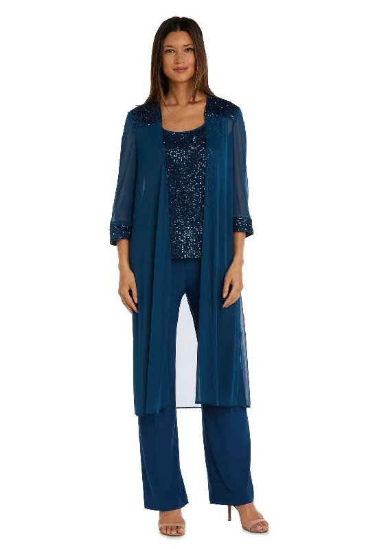 R&M Richards 2756 Long Formal Sequined Pant Suit Sale