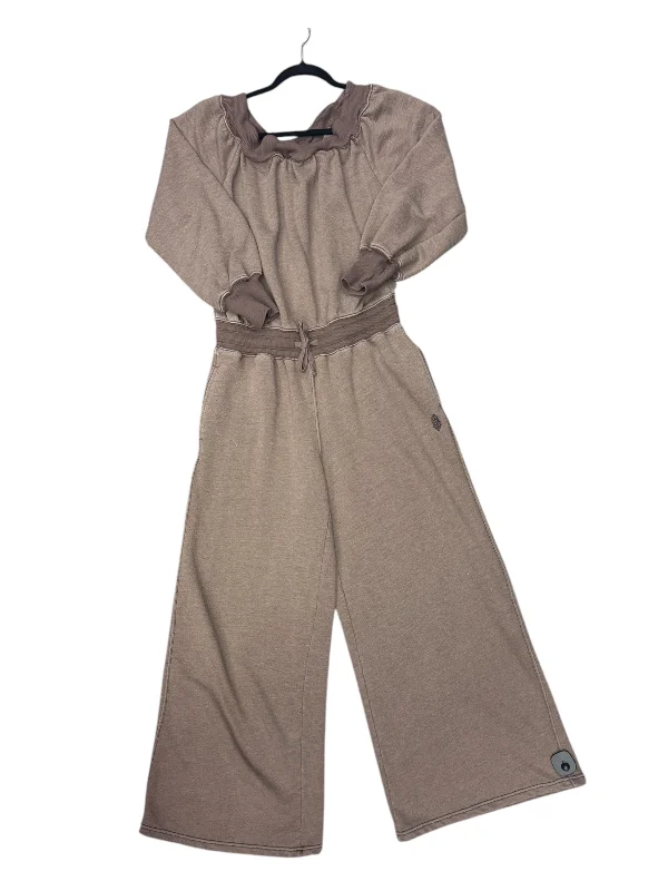 Jumpsuit By Clothes Mentor In Brown, Size: M