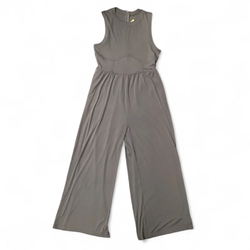 Jumpsuit By Clothes Mentor In Grey, Size: Xl