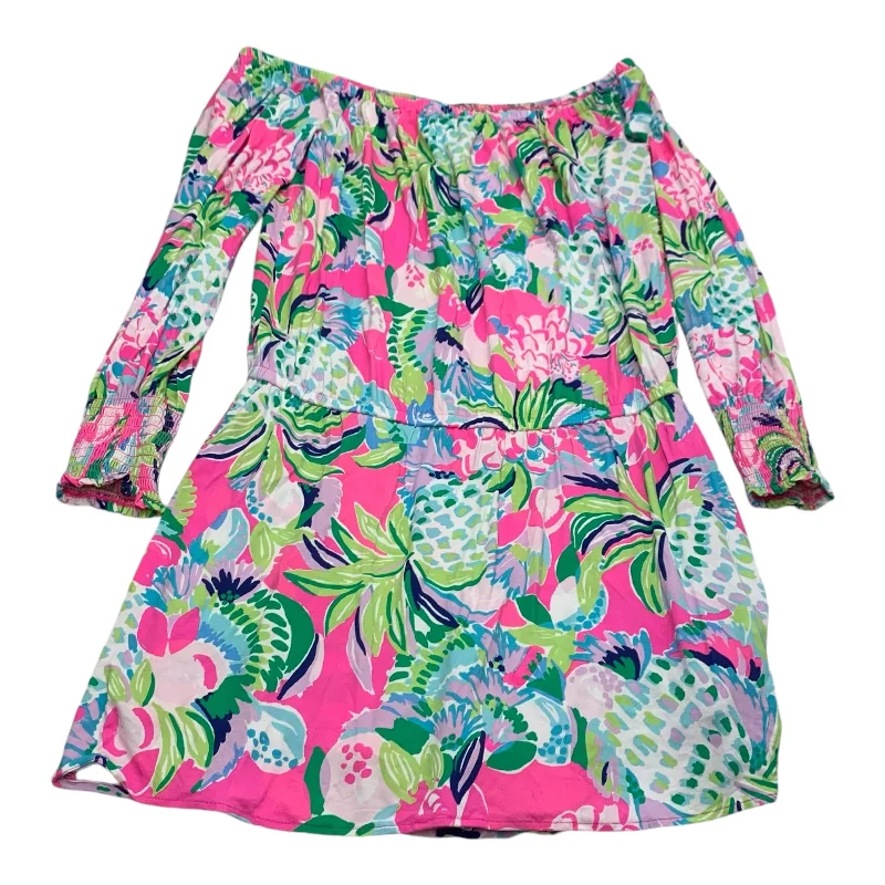 Romper Designer By Lilly Pulitzer In Multi-colored, Size: L