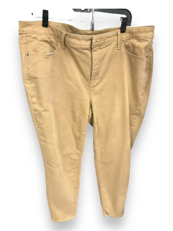 Pants Leggings By Talbots In Tan, Size: 18