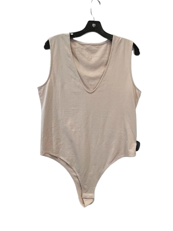 Bodysuit By A New Day In Tan, Size: L