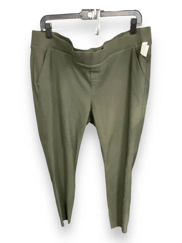 Pants Leggings By Torrid In Green, Size: 2x