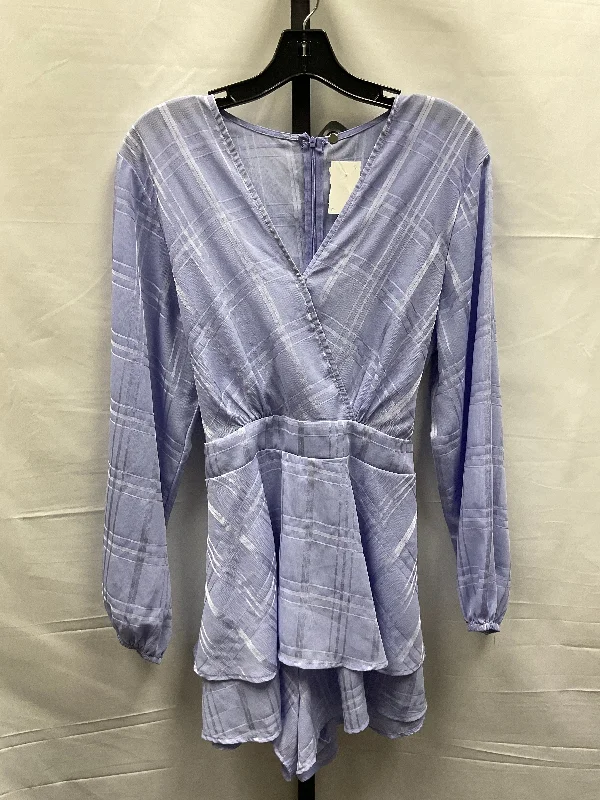 Purple Romper Clothes Mentor, Size L