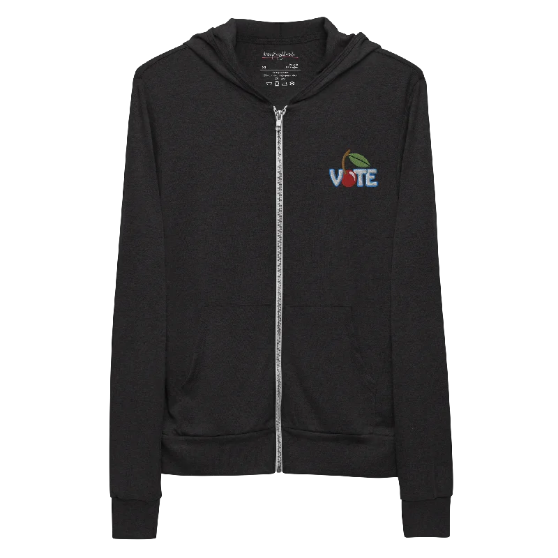 Vote Unisex Zip Hoodie