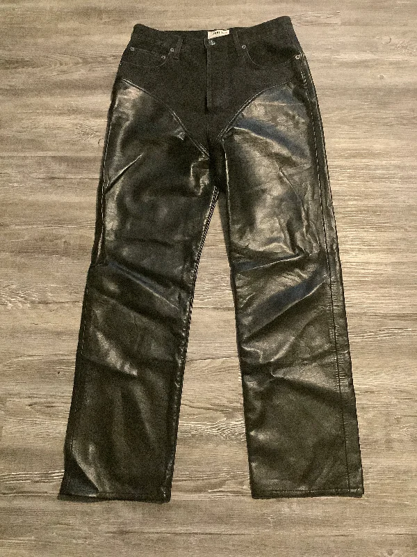 Black Jeans Straight Agolde, Size 6