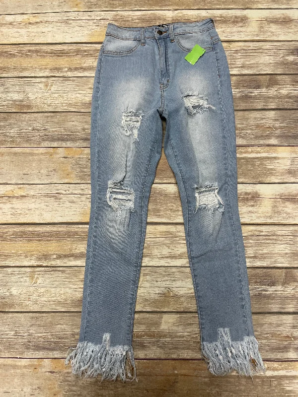 Blue Denim Jeans Skinny Fashion Nova, Size 4