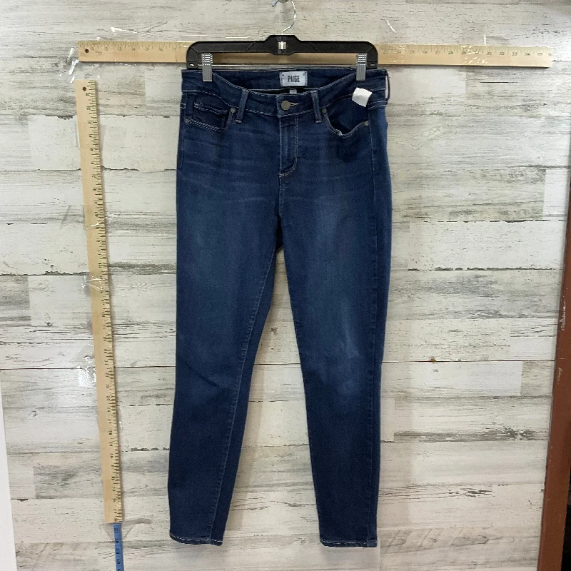 Blue Denim Jeans Skinny Paige, Size 12