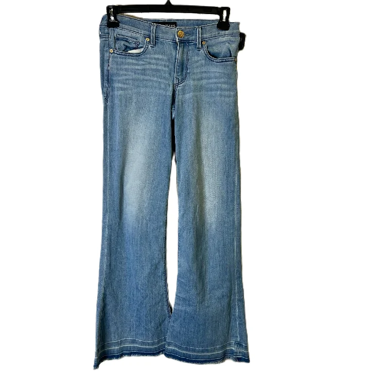 Jeans Straight By Express In Blue, Size: 4