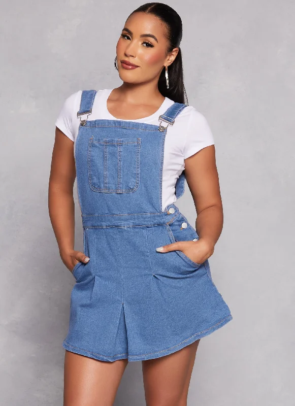 Daisy Denim Overall Dress