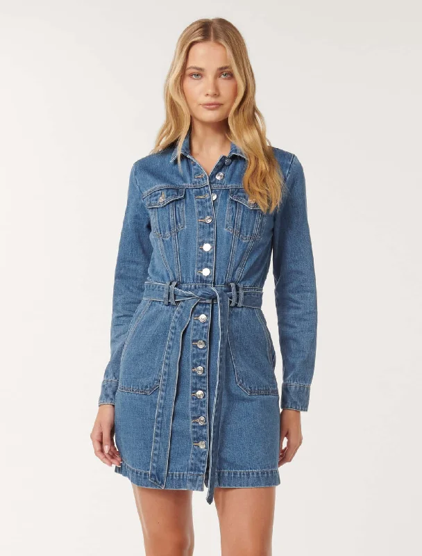 Raelyn Denim Dress