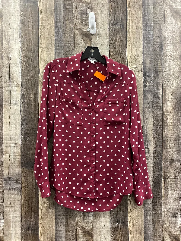 Blouse Long Sleeve By Express  Size: S