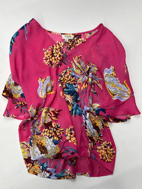 Blouse Short Sleeve By Umgee NWT  Size: S