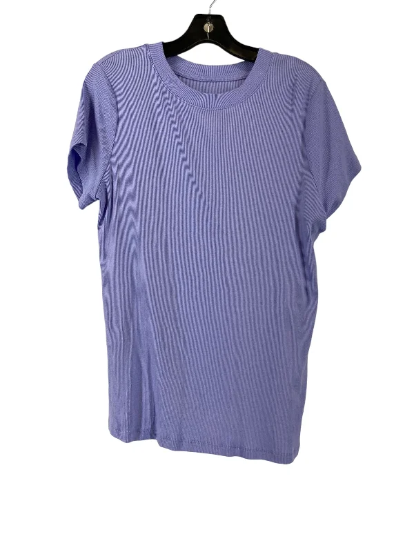 Top Short Sleeve By A New Day In Purple, Size: Xxl