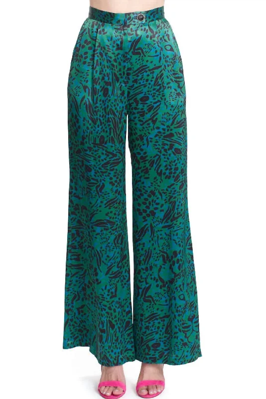 Camille Pant In Green