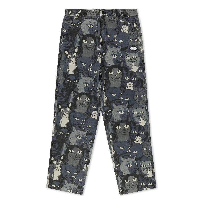 Family Tree Denim Pants (Black)