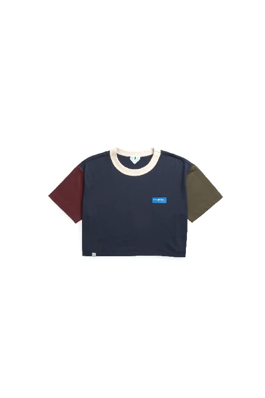 Navy Colourblock Tee