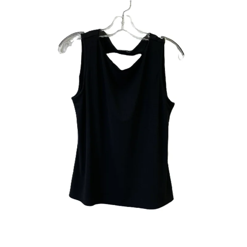 Black Top Sleeveless By Halogen, Size: S