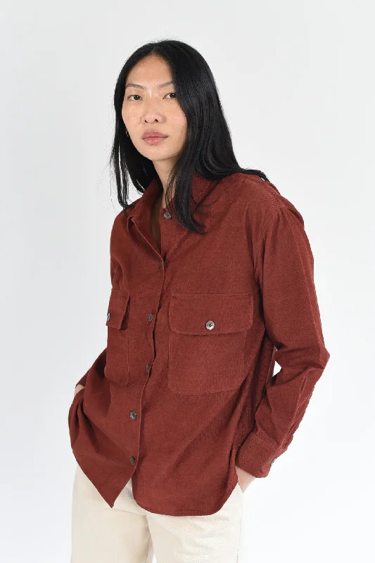 M.PATMOS Julie Shirt Jacket - Berry