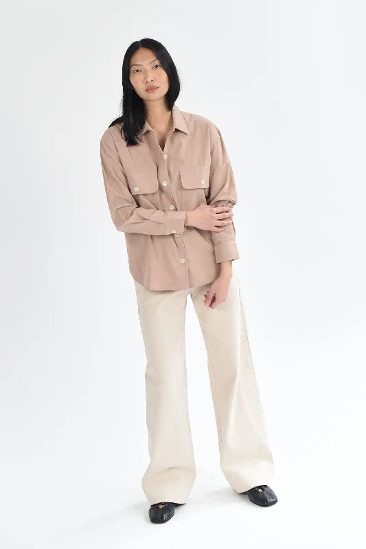 M.PATMOS Julie Shirt Jacket - Biscuit