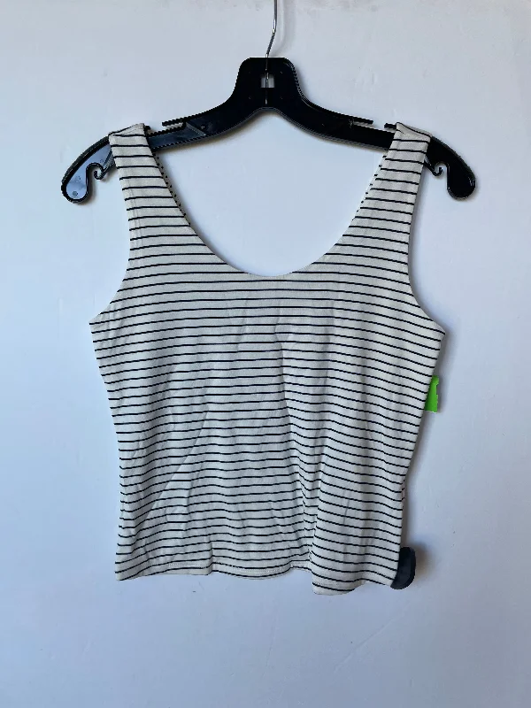 Top Sleeveless By Clothes Mentor In Striped Pattern, Size: L