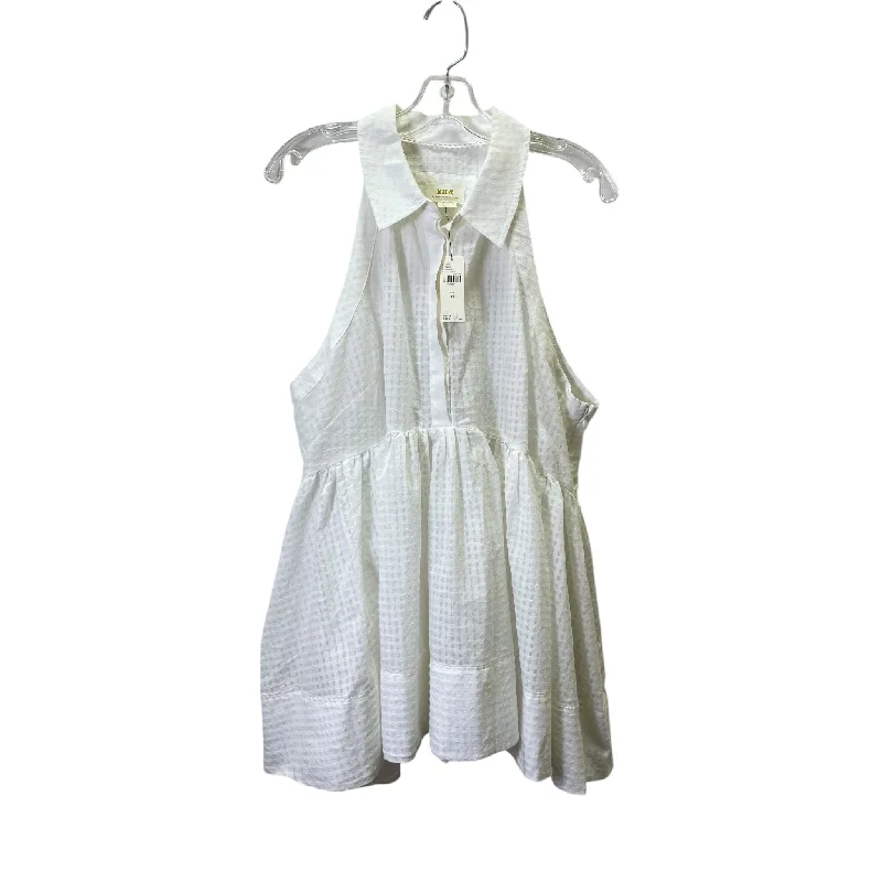 Top Sleeveless By Maeve In White, Size:Xl