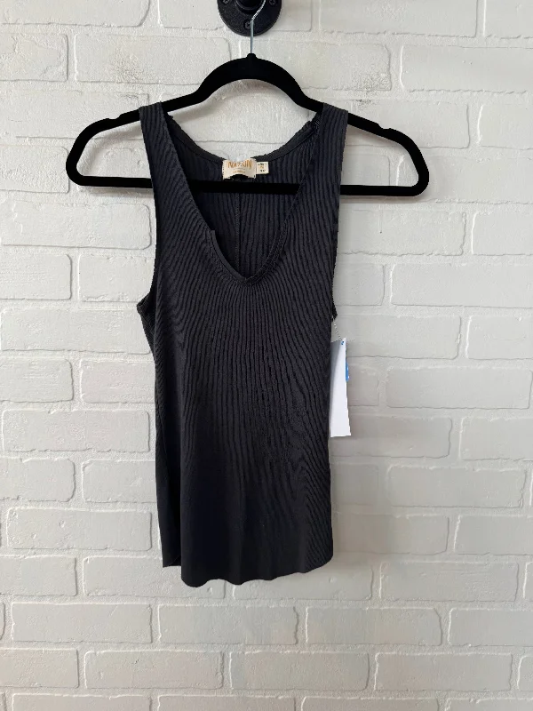 Top Sleeveless By Nation In Grey, Size: M